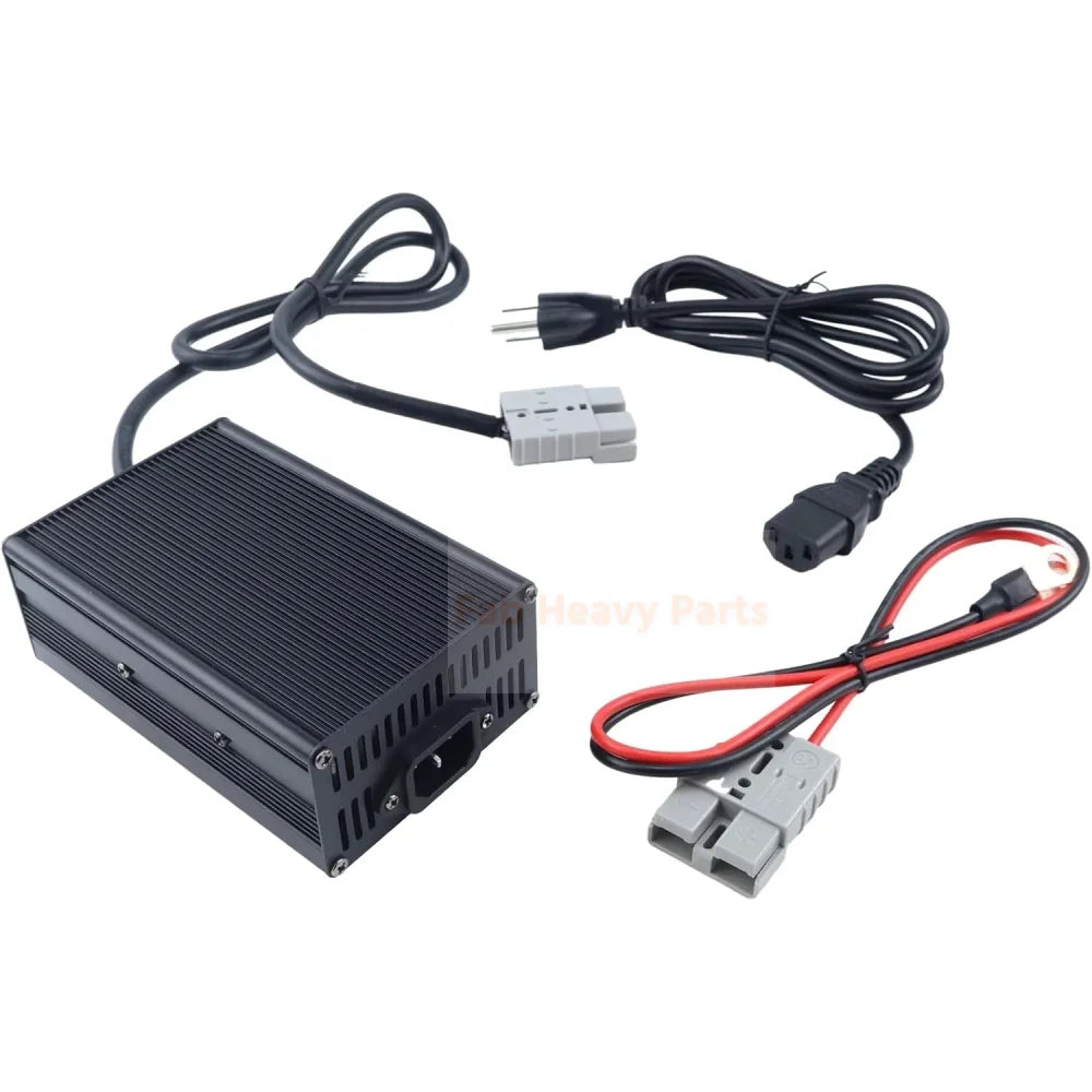 24V 10A lithiumbatterijlader 29,2V LiFePO4 batterij slimme oplader met Anderson-connector LED-indicator en M8-adapterkabel Geschikt voor auto vrachtwagen boot RV