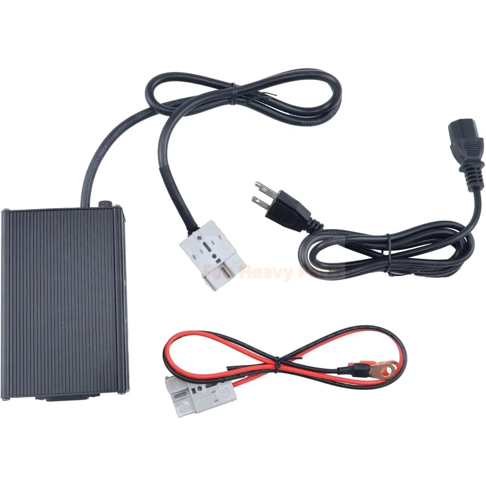 24V 10A lithiumbatterijlader 29,2V LiFePO4 batterij slimme oplader met Anderson-connector LED-indicator en M8-adapterkabel Geschikt voor auto vrachtwagen boot RV