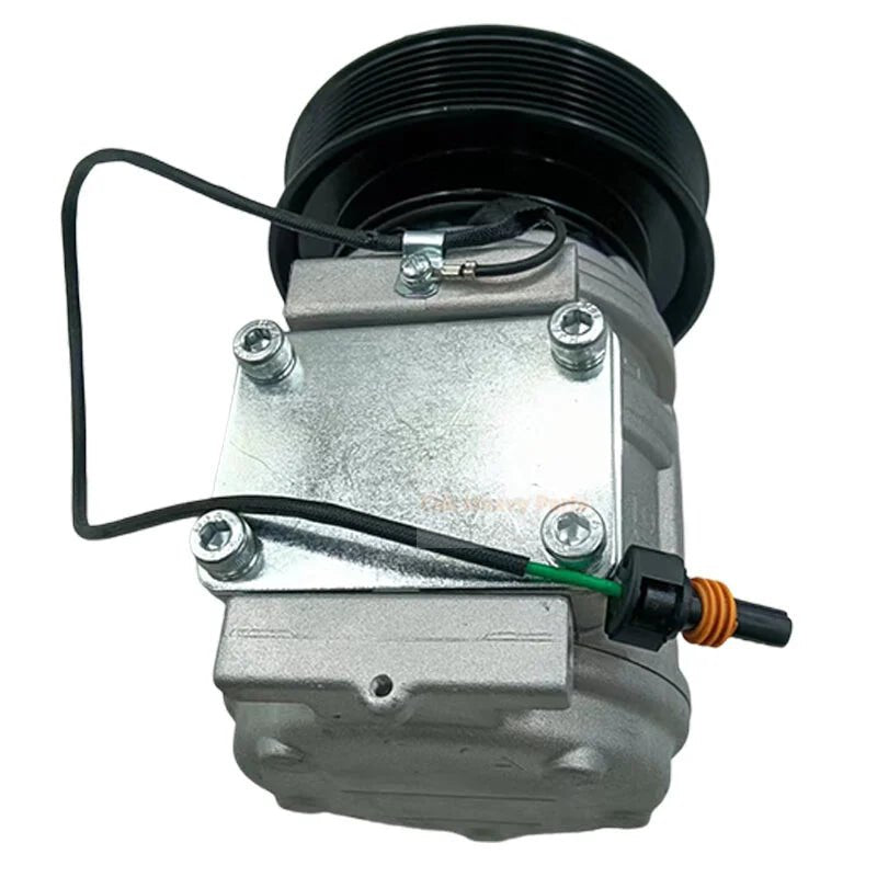 24V 10PA15C A/C Compressor 5031228 Fits for Doosan Daewoo Excavator DX225 - Fab Heavy Parts
