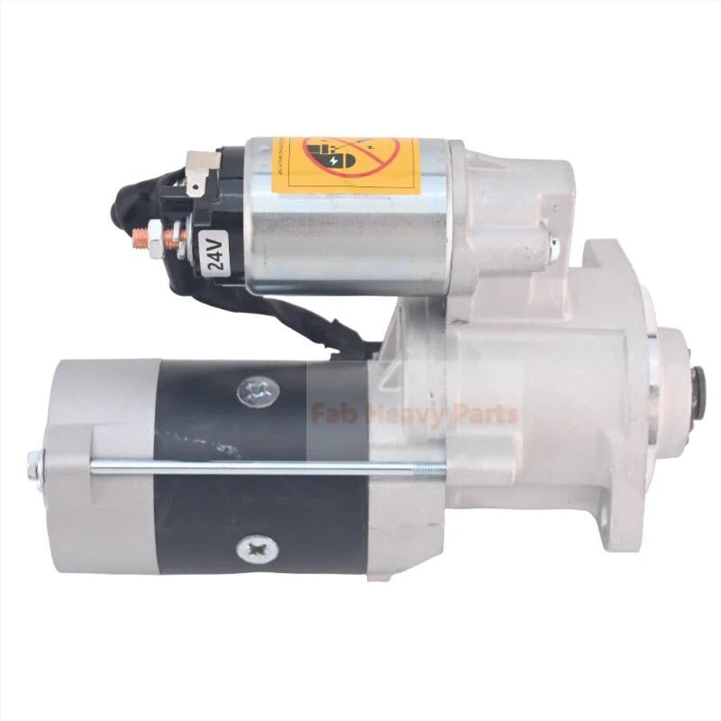 24V 11T Starter Motor 18245 34466 - 20102 for Mitsubishi Engine S4E S4S S4F - Fab Heavy Parts