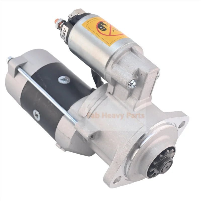 24V 11T Starter Motor 18245 34466 - 20102 for Mitsubishi Engine S4E S4S S4F - Fab Heavy Parts