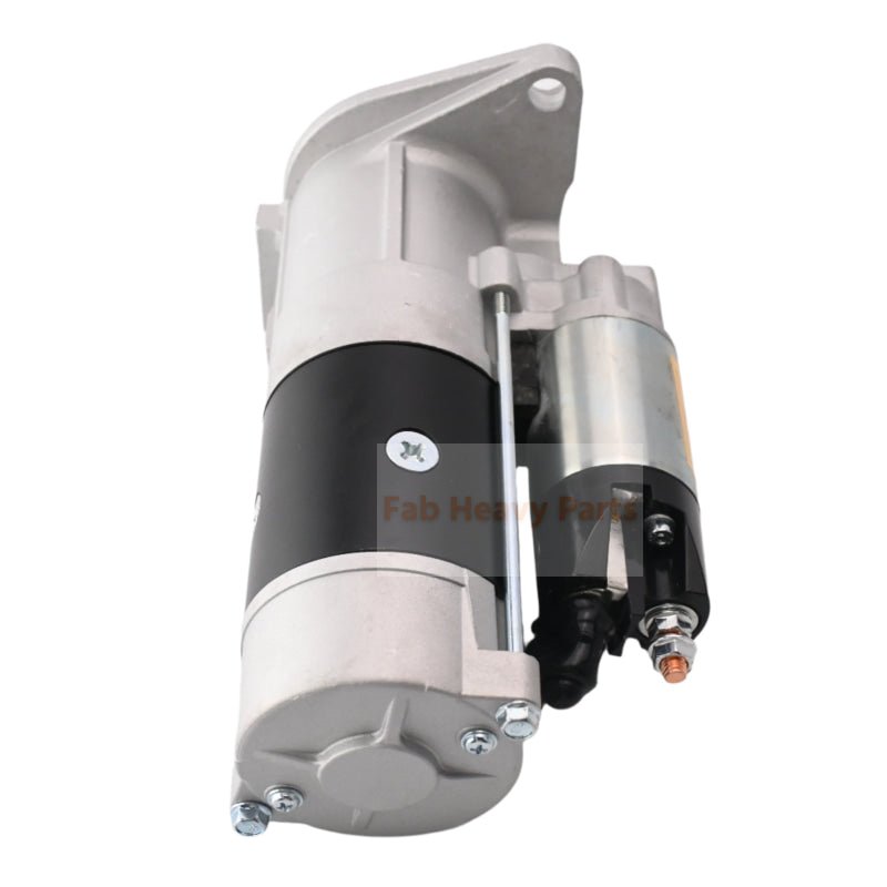 24V 13T Starter Motor ME049186 for Mitsubishi Engine 4D31 4D32 Fits for Caterpillar CAT Excavator E110 E70 E70B - Fab Heavy Parts