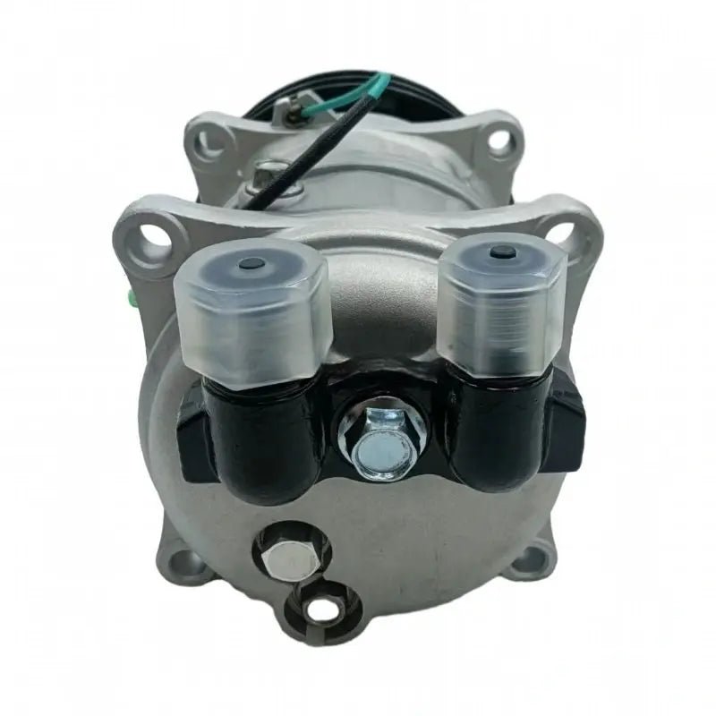 24V 2PK 135mm TM - 15 A/C Compressor RD5 - 7163 - 0 for Link - Belt Excavator 4300 5800 6000 - Fab Heavy Parts
