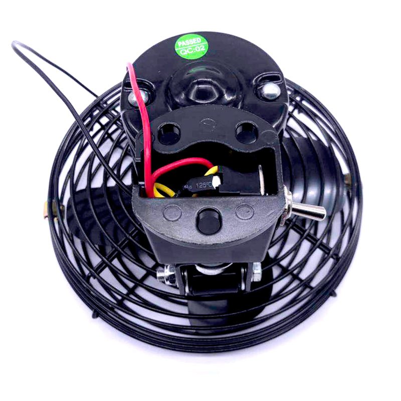 24V 6 Inch Cab Fan Air Circulating Fan for Excavator Loader Backhoe Tractor - Fab Heavy Parts