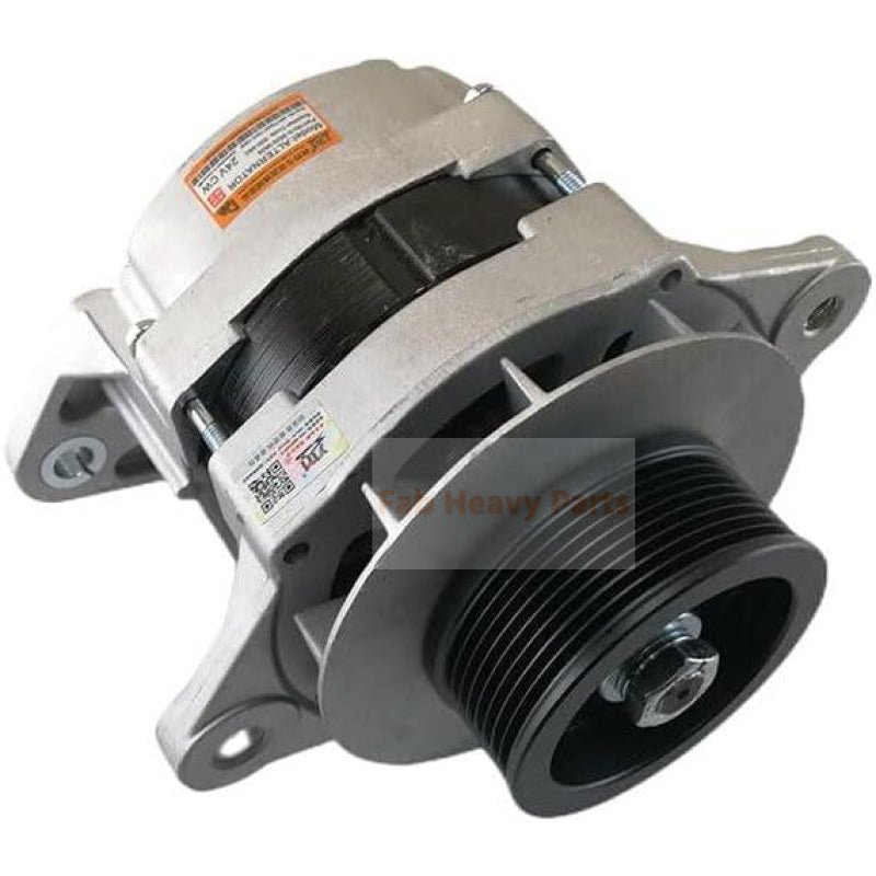 24V 60A Alternator Assembly 2502 - 9007A Fits for Doosan Engine DB58T - Fab Heavy Parts