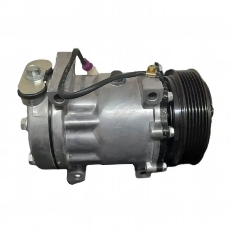 24V 7H15 6PK A/C Compressor Assembly 458102558 for Weichai Engine WP12 XCMG Off - Highway Truck - Fab Heavy Parts