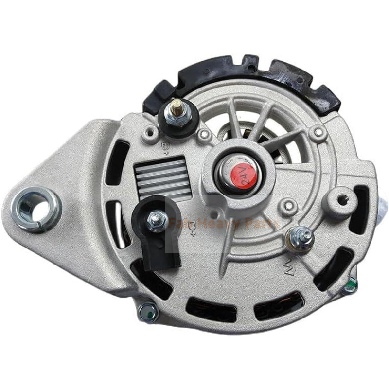 24V 80A Alternator Assembly 300901-00165C Fits for Doosan Engine DP126LA DP126LB