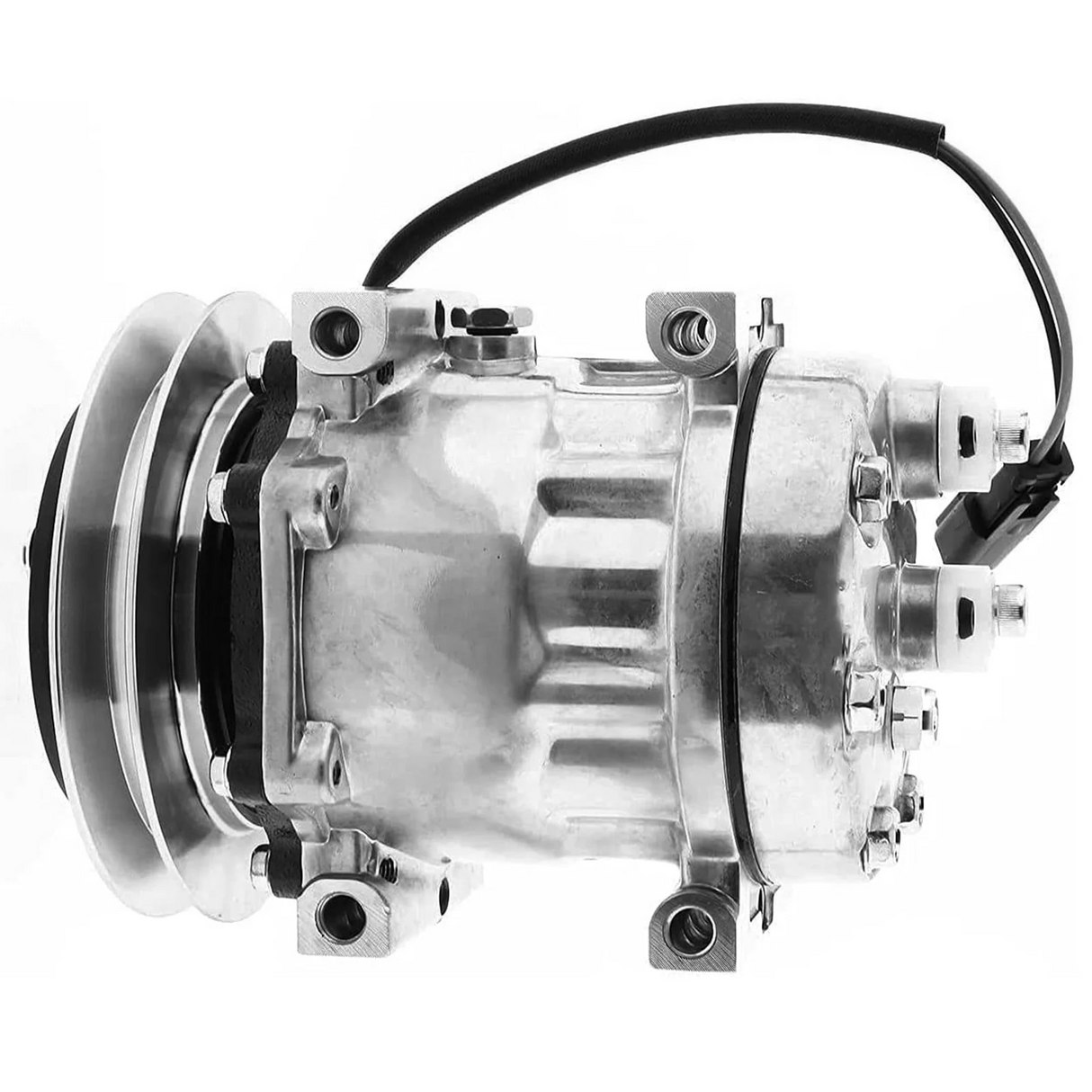 Compressor 24V A/C 47759181 KHR3197 Serve para Caso CX130 CX160 CX180 CX210 CX240 CX290