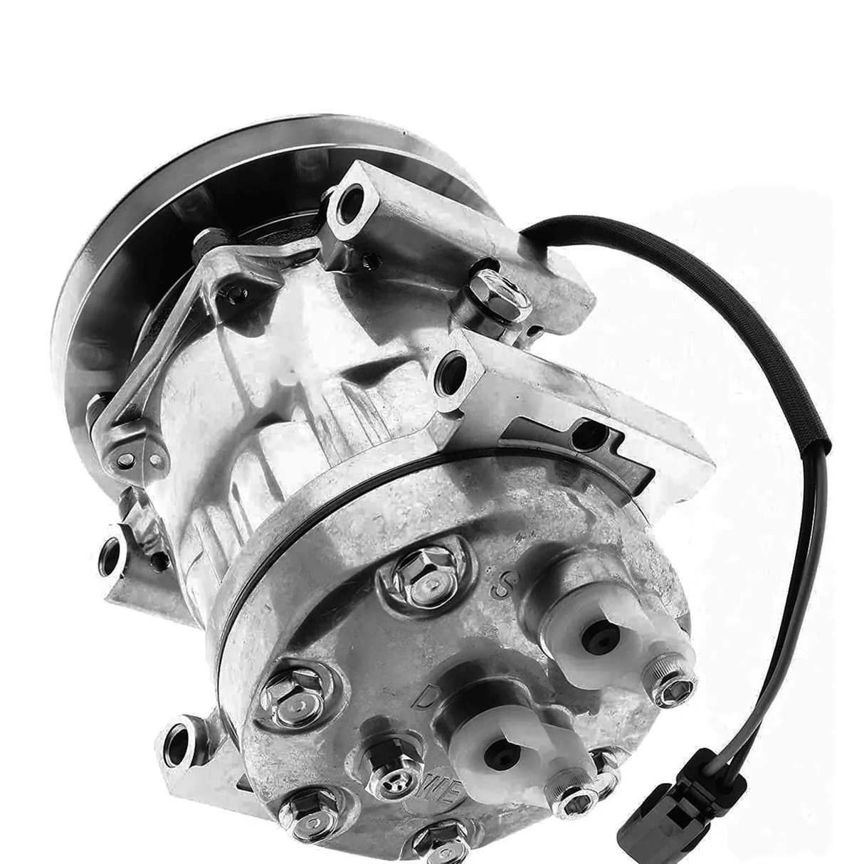24V A/C Compressor 47759181 KHR3197 Fits For Case CX130 CX160 CX180 CX210 CX240 CX290 - Fab Heavy Parts