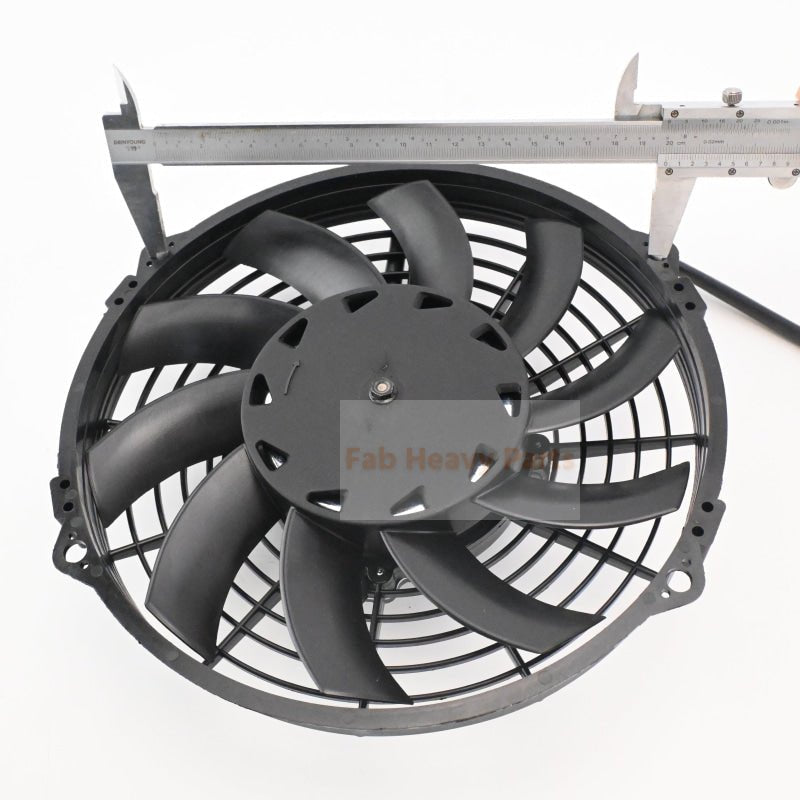 24V Electric Cooling Radiator Fan Blower 30100336 VA07-BP12/C-58A - Fab Heavy Parts