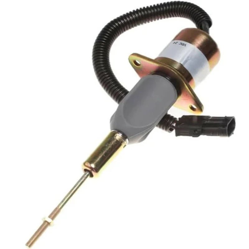 24V Electric Fuel Stop ShutOff Solenoid RE53560 Fits for John Deere Excavator 892ELC - Fab Heavy Parts