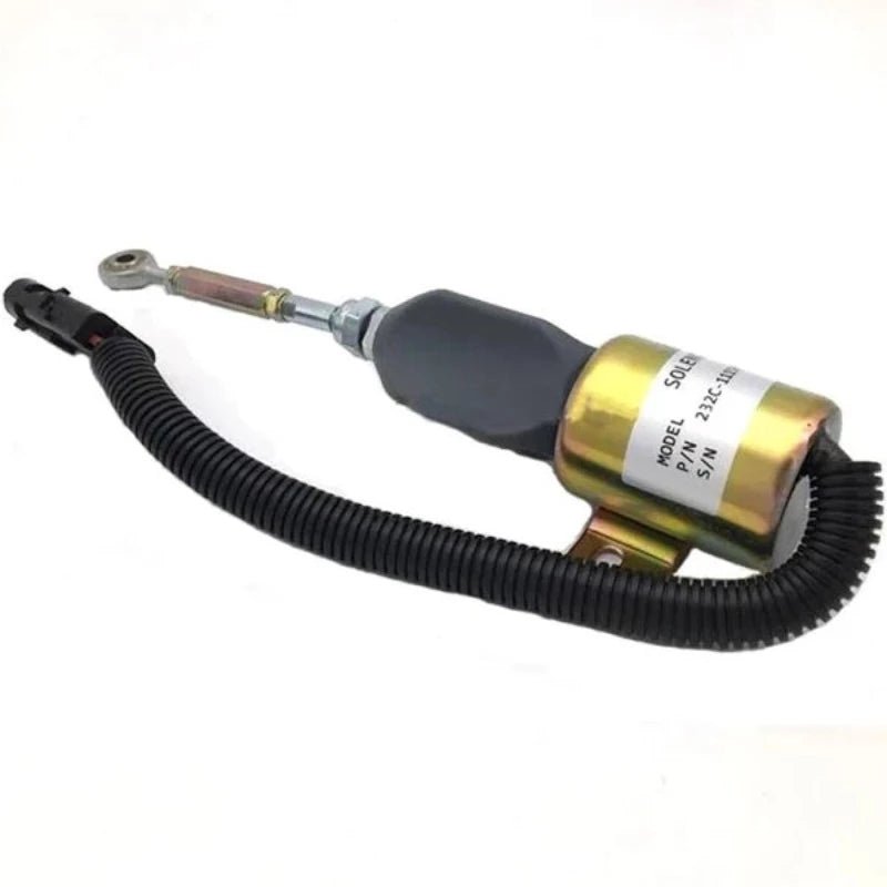 24V Flameout Valve 232C - 1115030A for Yuchai Diesel Engine 6112 QT202A - Fab Heavy Parts