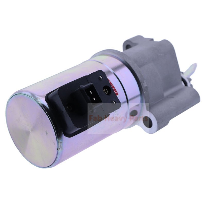 24V Fuel Shut Down Solenoid Valve VOE21203671 VOE21646649 Fits for Volvo Engine TAD520 TAD720 TAD721 TAD722 Loader L40B L45B L45F L50F BL60 BL61 BL70 BL71 - Fab Heavy Parts