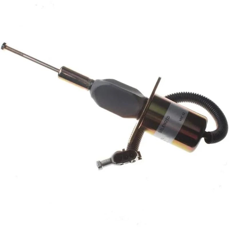 24V Fuel Shut Off Solenoid RE53559 for Johe Deere Diesel Engine - Fab Heavy Parts