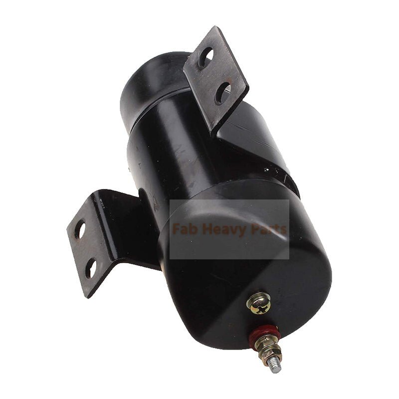24V Fuel Shutoff Solenoid 30898 - 04100 Fits for Mitsubishi Engine 6D14 6D22 Kebolco Excavator K909A K910 K912A K916 K935 - Fab Heavy Parts