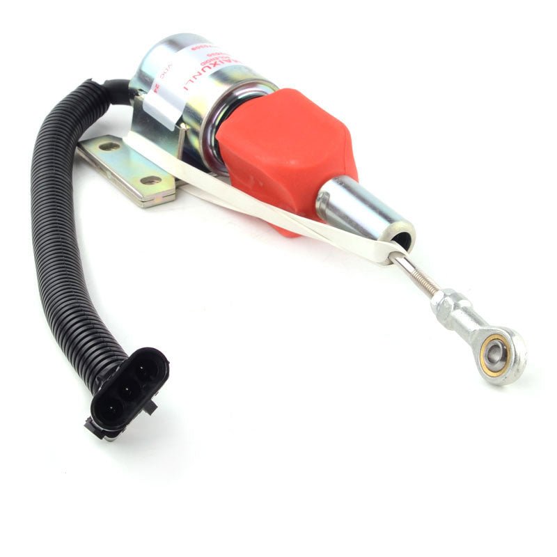 24V Fuel Solenoid J932530 Fits for Case CX130 CX160 845 850G 1150G Crawler Tractor - Fab Heavy Parts