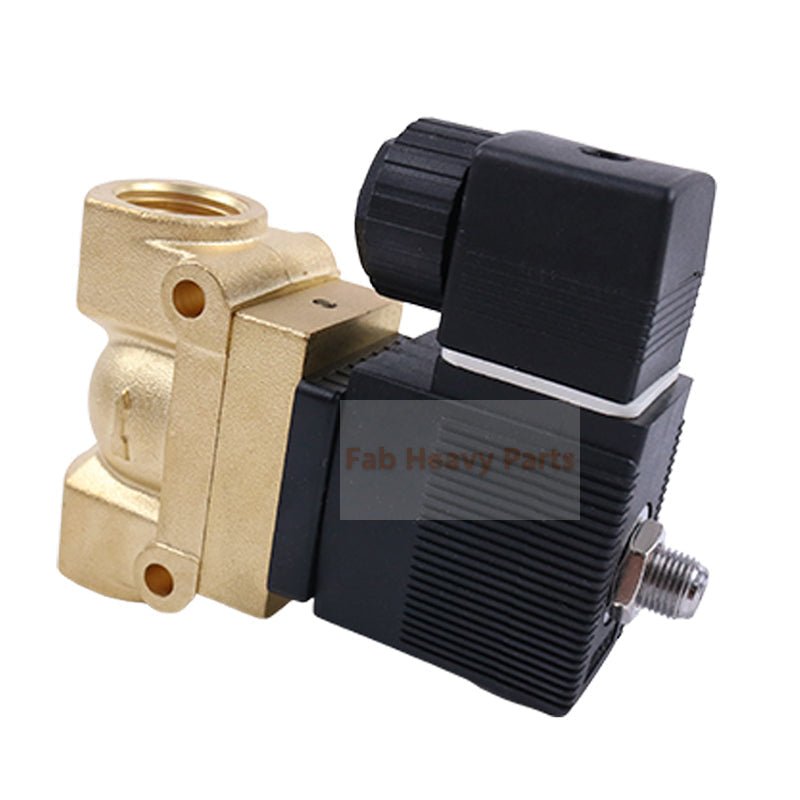 24V G1/2 Solenoid Valve 1089035161 Fits for Atlas Copco Air Compressor - Fab Heavy Parts