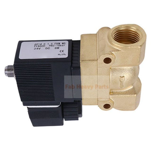 24V G1/2 Solenoid Valve 1089035161 for Atlas Copco Air Compressor - Fab Heavy Parts