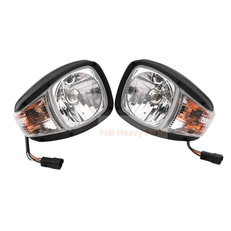 24V Headlight 344 - 3456 3443456 344 - 3455 3443455 Fits for Caterpillar CAT Engine C7 C6.6 C4.4 Loader 924H 924K 930G 930K - Fab Heavy Parts