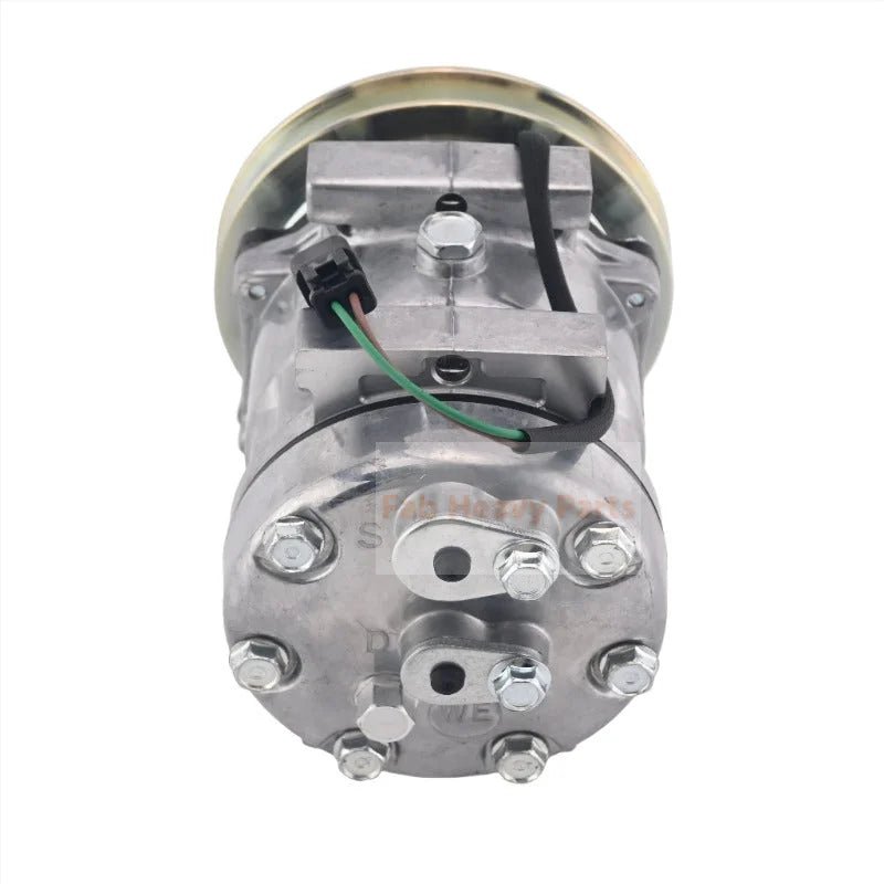 24V Sanden SD7H13 A/C Compressor KHR3241 KHR3197 Fits for Link - Belt Fits Case Fits Kobelco - Fab Heavy Parts