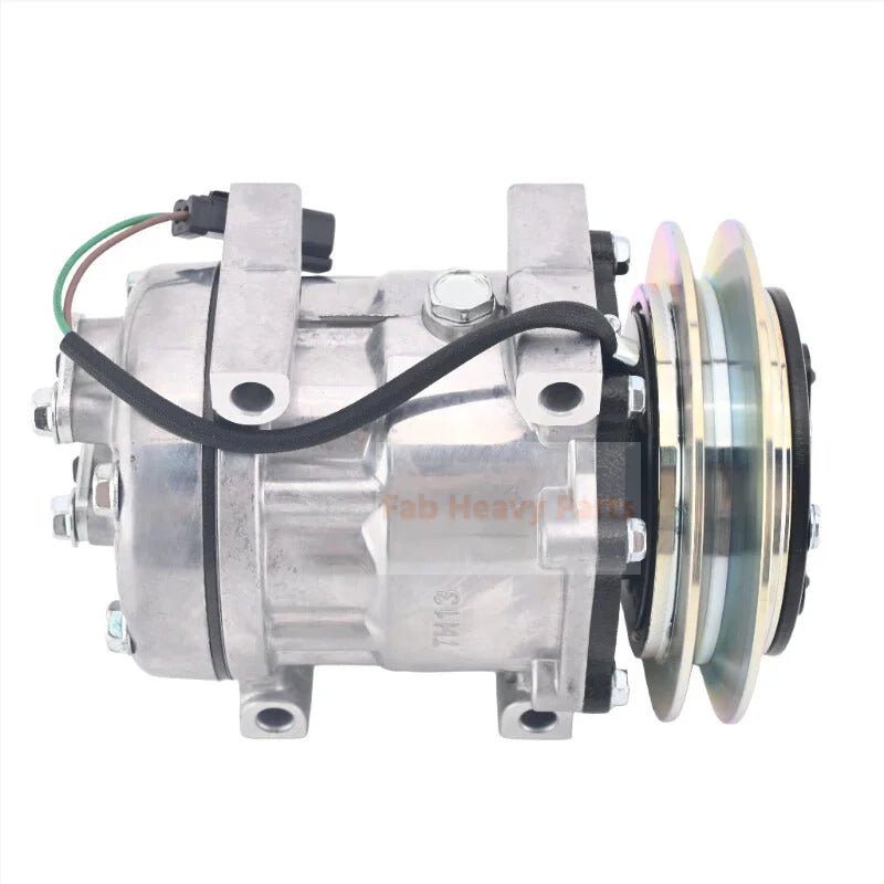 24V Sanden SD7H13 A/C Compressor KHR3241 KHR3197 Fits for Link - Belt Fits Case Fits Kobelco - Fab Heavy Parts