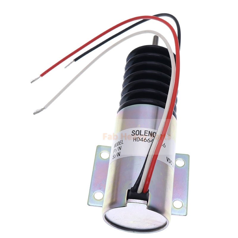 24V Solenoid 119 - 7017 1197017 Fits for Caterpillar CAT Vibratory Compactor CB - 434C CB - 534C CB - 535B CB - 634C CP - 433E Engine 3054 3116 - Fab Heavy Parts
