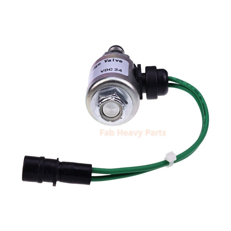 24V Solenoid Valve 3E - 6267 3E6267 Fits for Caterpillar CAT 3114 3116 3126 3406 Engine 446 446B 918F 924F 928G D8N IT12B IT24F IT28G RM - 350B RT100 - Fab Heavy Parts