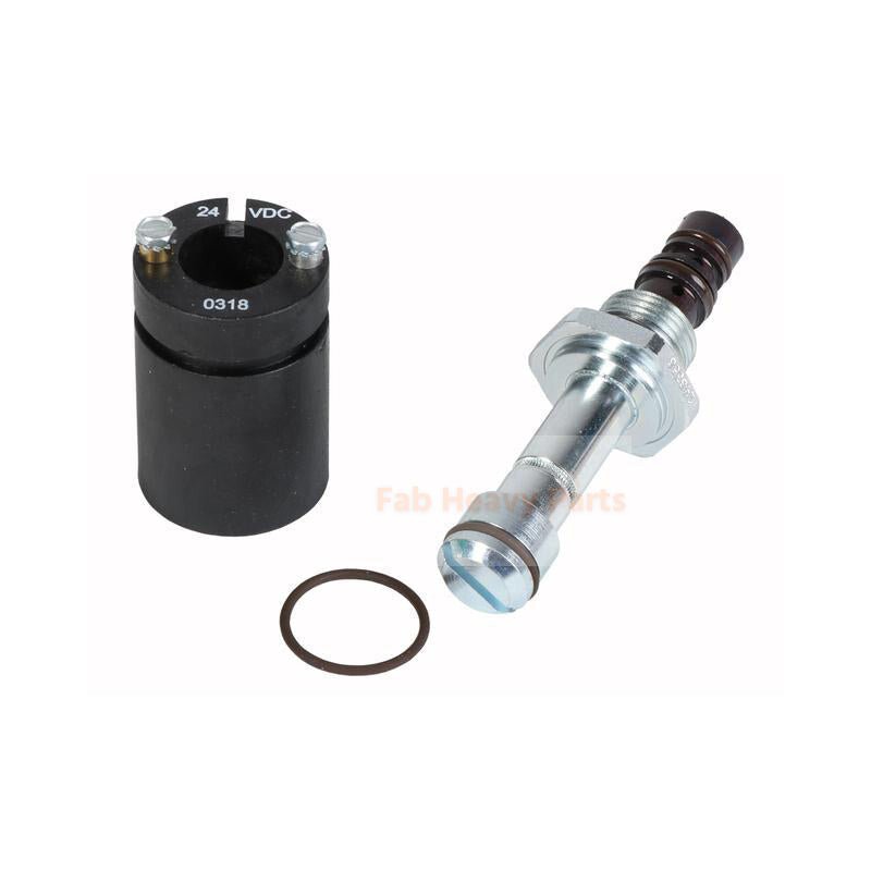 24V Transmission Solenoid Valve Assembly 79053454 75206641 Fits for Fiat Allis Backhoe Loader FB - 7 - Fab Heavy Parts
