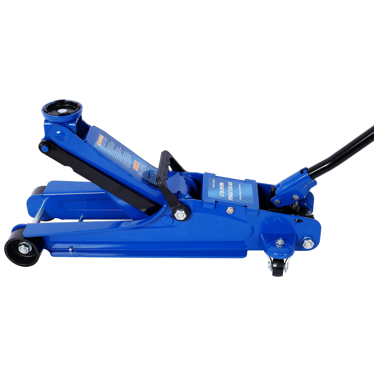 2.5 Ton Low Profile Heavy - Duty Steel Racing Floor Jack with Single Piston Lift Pump Lifting Range 3.5" - 14.50" - Fab Heavy Parts