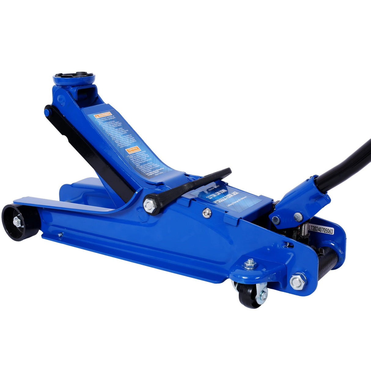 2.5 Ton Low Profile Heavy - Duty Steel Racing Floor Jack with Single Piston Lift Pump Lifting Range 3.5" - 14.50" - Fab Heavy Parts