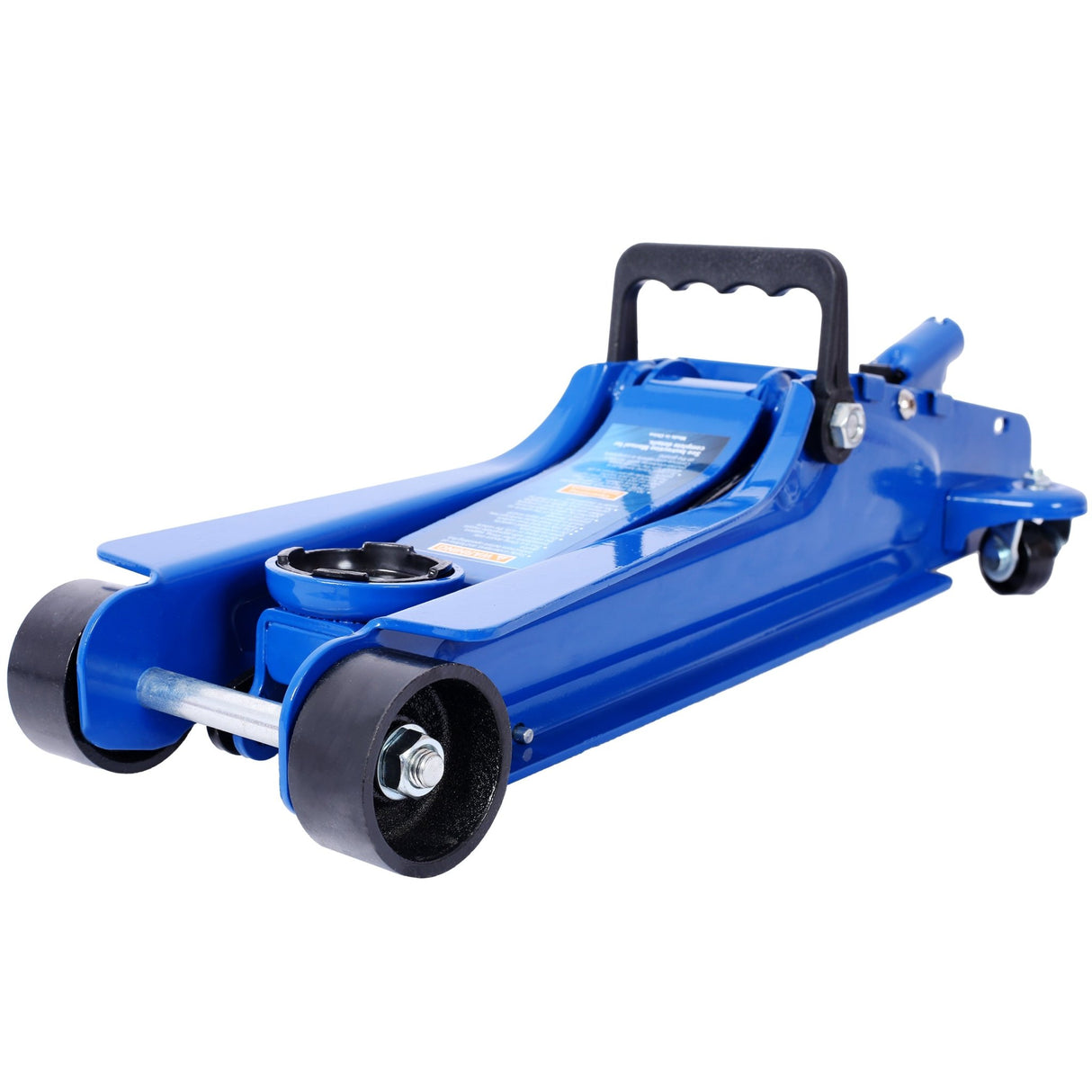 2.5 Ton Low Profile Heavy - Duty Steel Racing Floor Jack with Single Piston Lift Pump Lifting Range 3.5" - 14.50" - Fab Heavy Parts