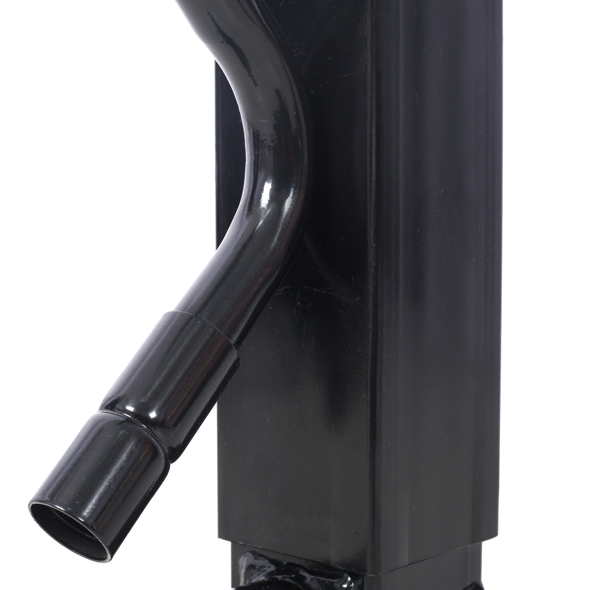 Weld On Trailer Jack 12,000 lbs. Capacity Sidewind Crank No Mount Square Tube 26 Inch Travel Heavy-Duty Square Tube