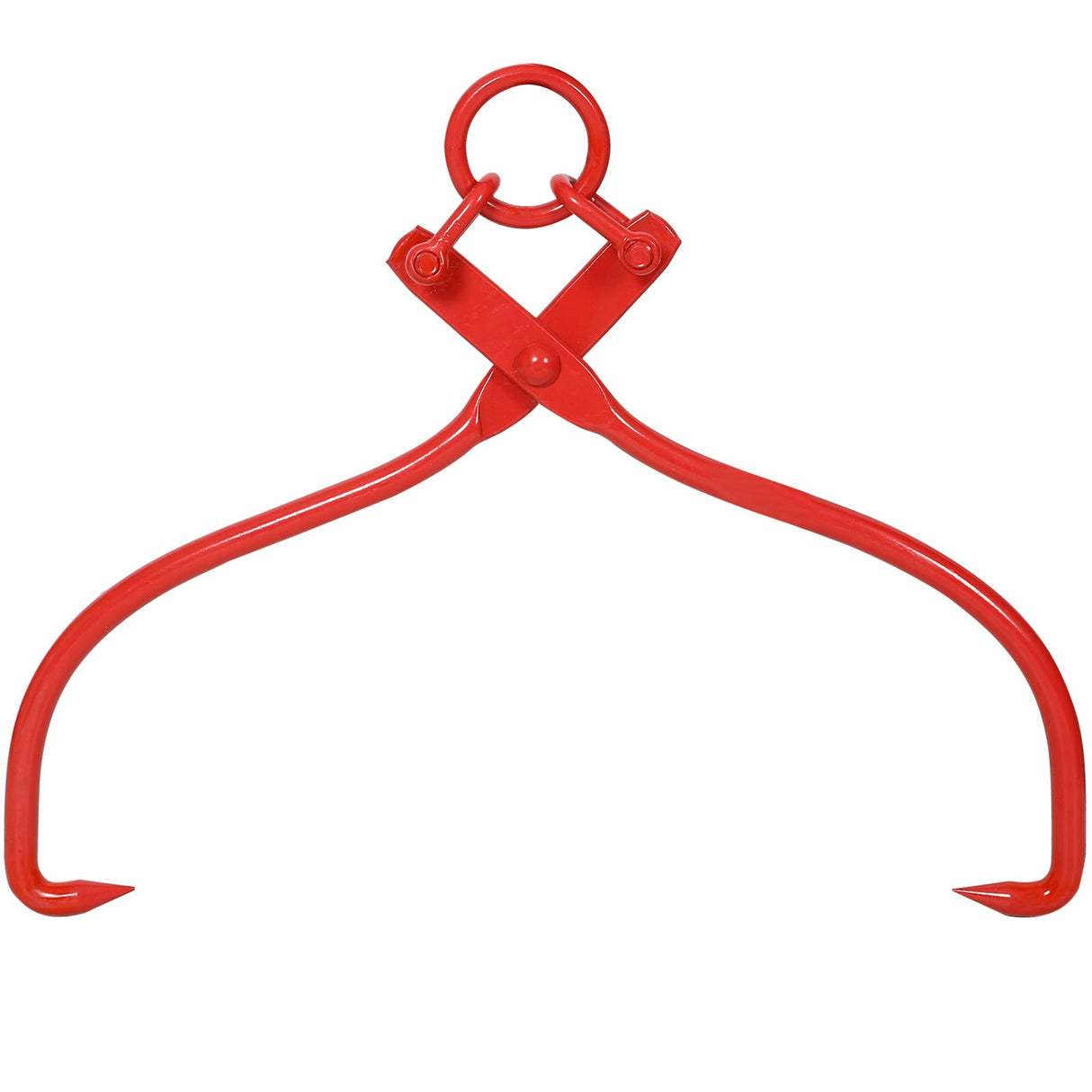 25inch Skidding Tongs with Ring Red - Fab Heavy Parts
