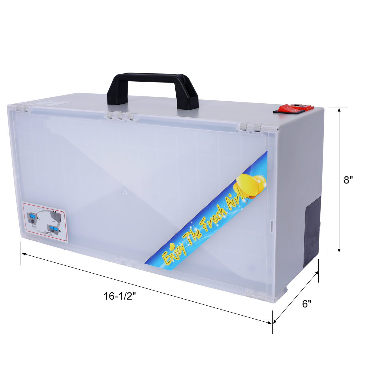 Portable Airbrush Spray Booth Kit Includes 3 Led Lights 4 Airbrush Holders and 1 Paint Holder