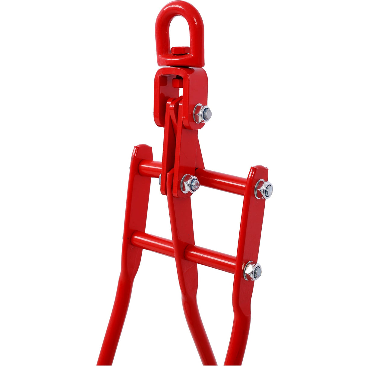 28in 3 Claw Log Grapple for Logging Tongs Eagle Claws Design - Red - Fab Heavy Parts