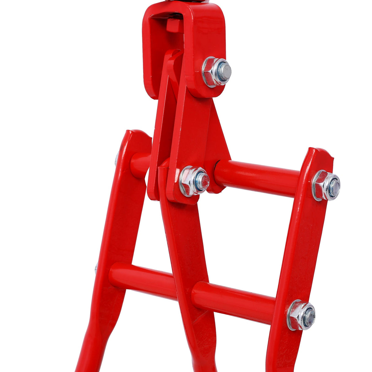 28in 3 Claw Log Grapple for Logging Tongs Eagle Claws Design - Red - Fab Heavy Parts
