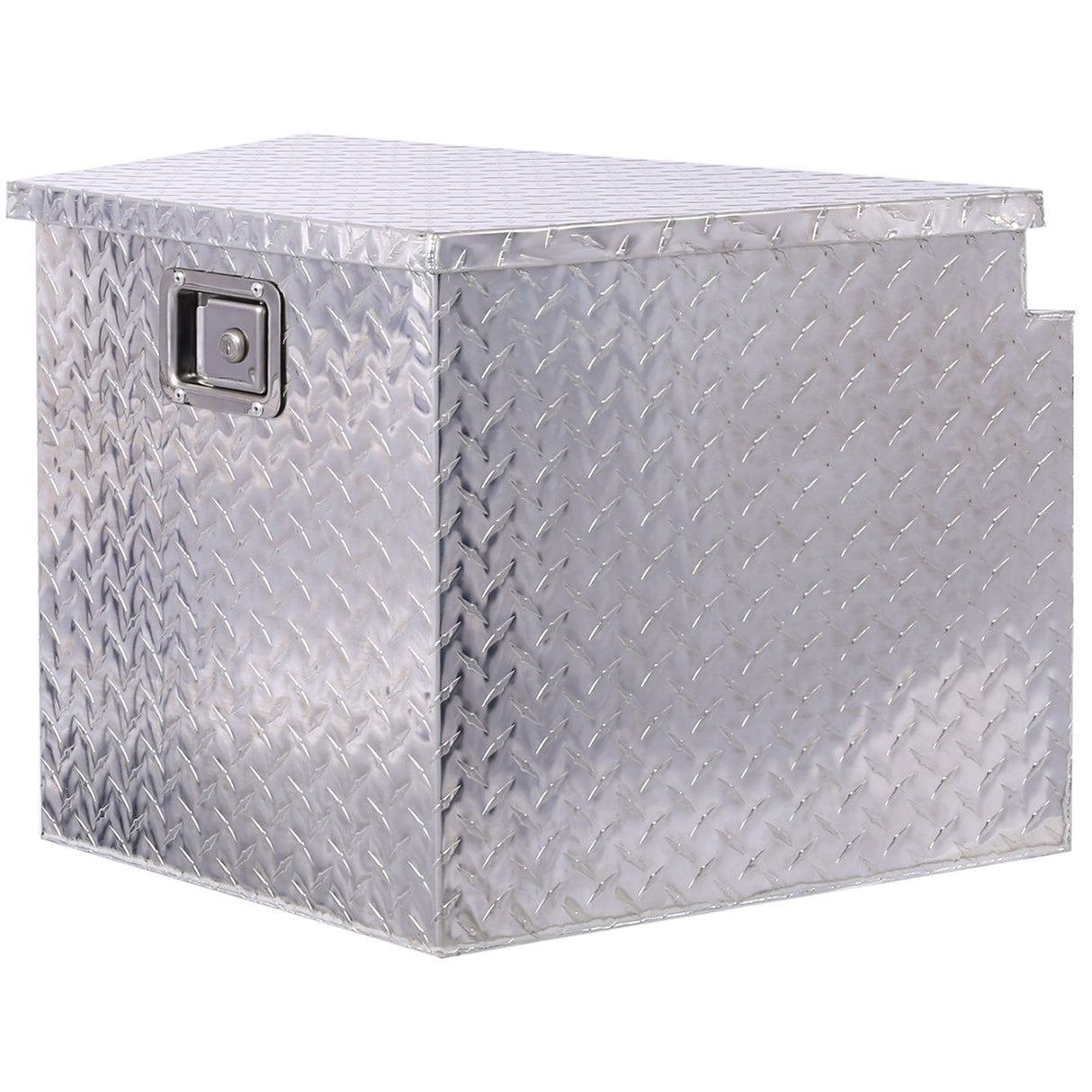 29 Inch Truck Box Aluminum Tool Box Heavy Duty w/Lock Keys 29x16.5x18.5inch - Silver - Fab Heavy Parts