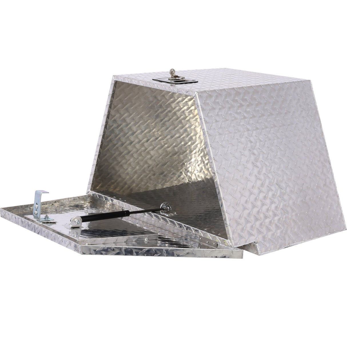 29 Inch Truck Box Aluminum Tool Box Heavy Duty w/Lock Keys 29x16.5x18.5inch - Silver - Fab Heavy Parts