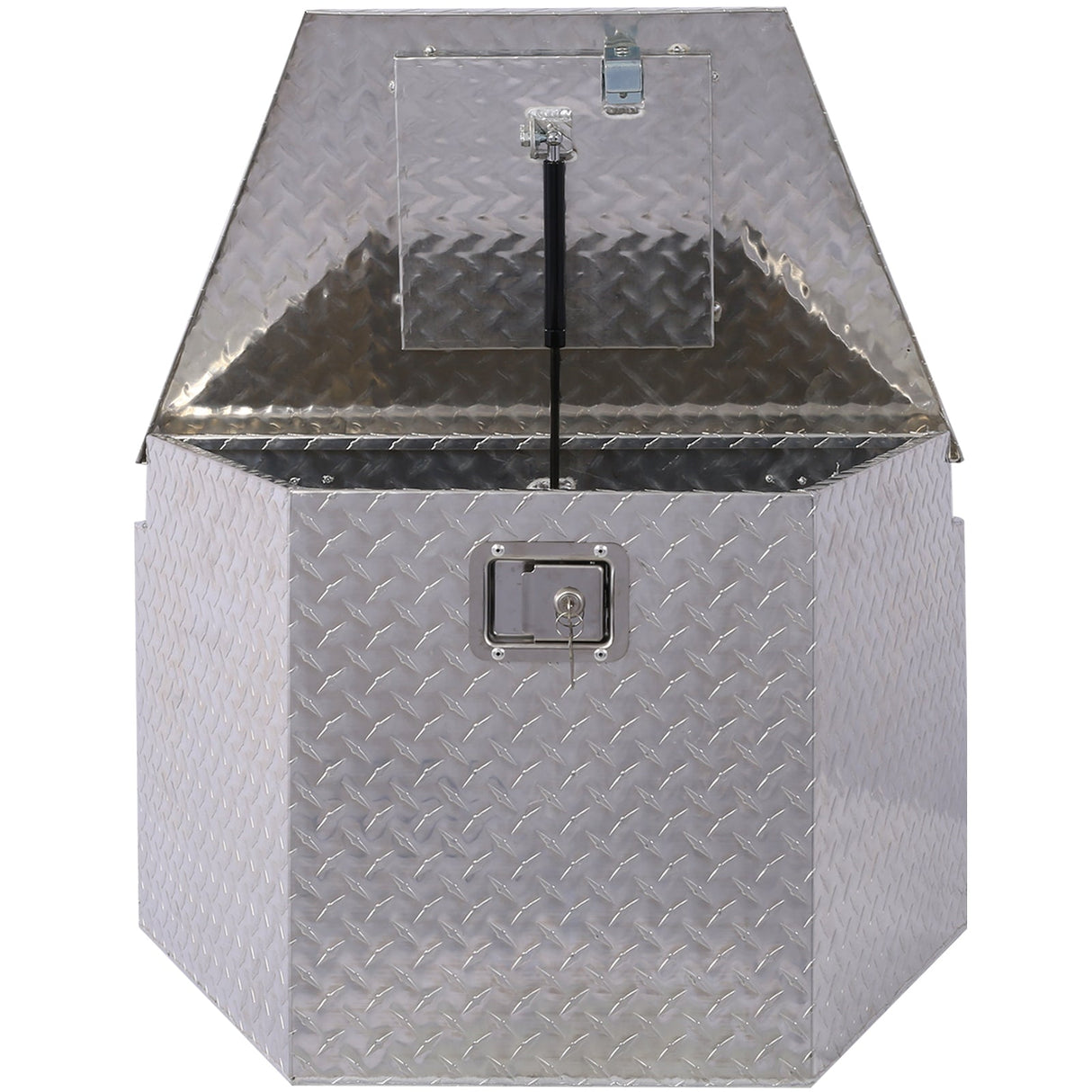 29 Inch Truck Box Aluminum Tool Box Heavy Duty w/Lock Keys 29x16.5x18.5inch - Silver - Fab Heavy Parts