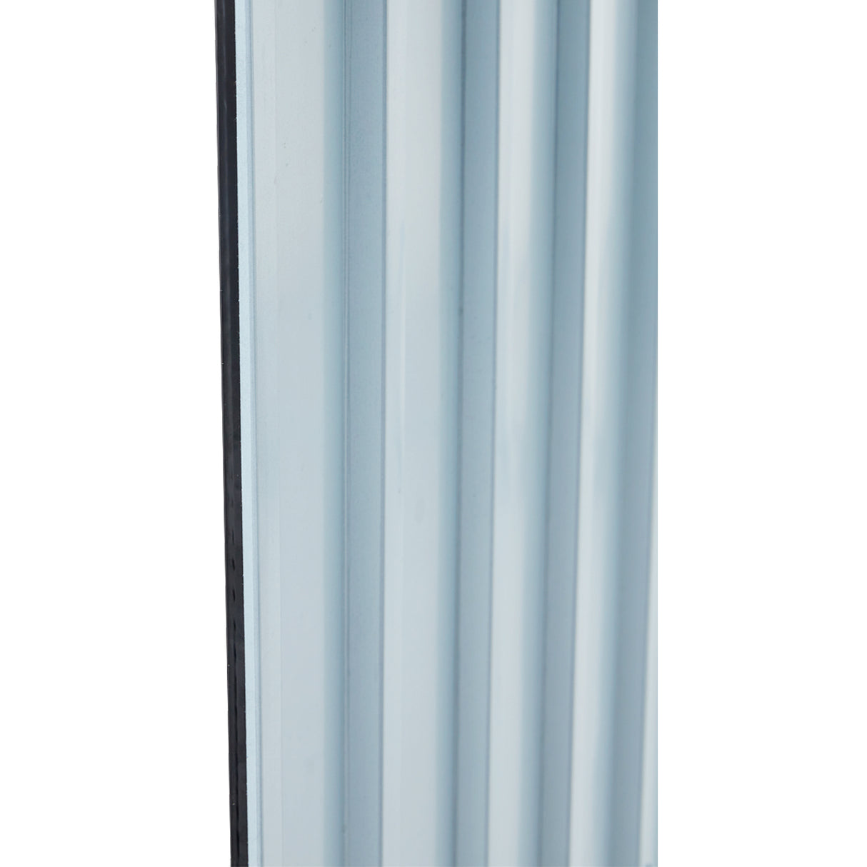 Outdoor Firewood Storage Shed Rack with Log Holder Galvanized Steel 98”