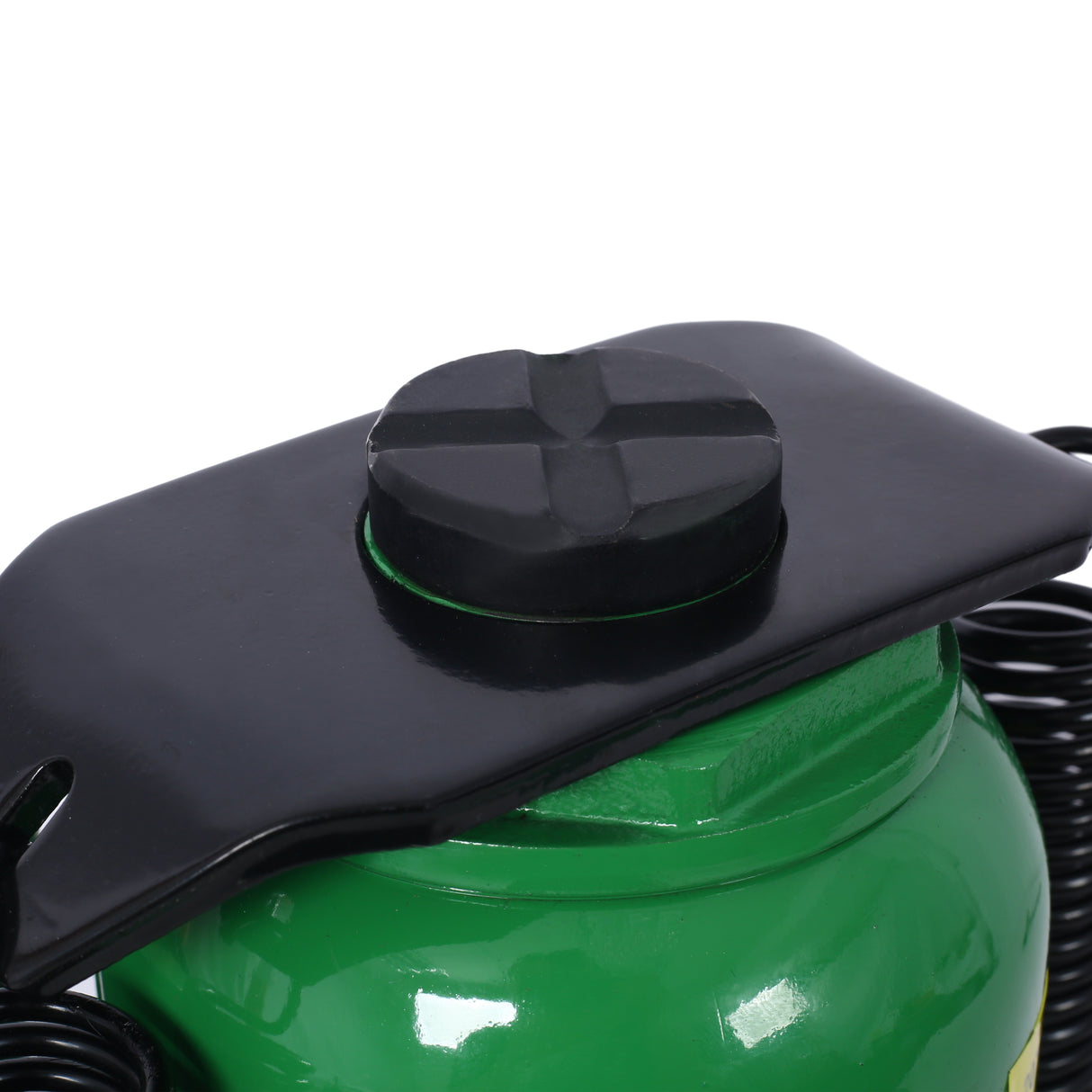Air Hydraulic Bottle Jack 20 Ton/44029 LBS All Welded 10.2-19.7 inch Lifting Range Manual Handle and Air Pump--Green