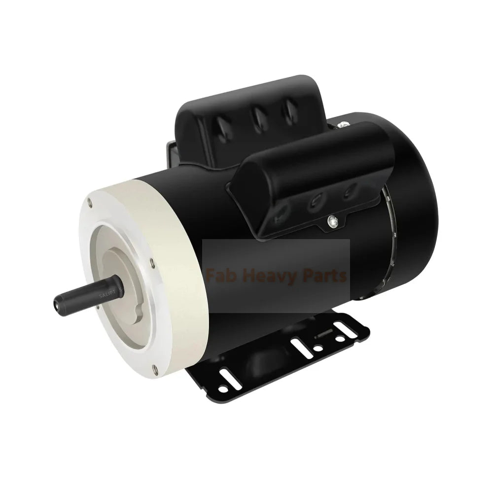 2HP Electric Motor Air Compressor Motor 3450 RPM General Purpose Motor Single Phase Motor 56C Frame 115V/230V 5/8"Shaft Diameter TEFC - Fab Heavy Parts
