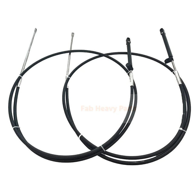 2PCS 13FT Shift/ Throttle Cable 881104AX Fits for Mercury Outboard Control Box GEN II - Fab Heavy Parts