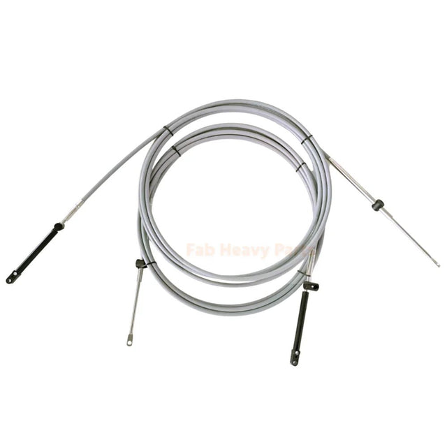 2PCS 15FT Shift Cable Throttle Cable 881170AXX Fits for Mercury Outboard Control box GEN I - Fab Heavy Parts