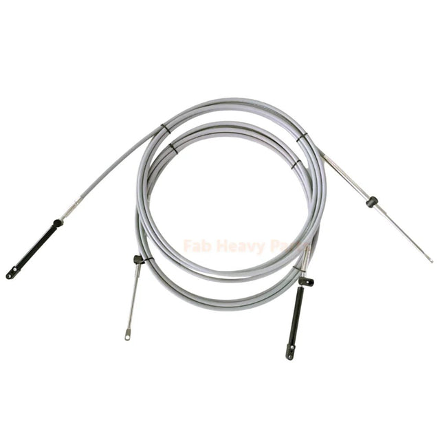 2PCS 18FT Shift/ Throttle Cable 881170AXX Fits for Mercury Outboard Control Box GEN I - Fab Heavy Parts