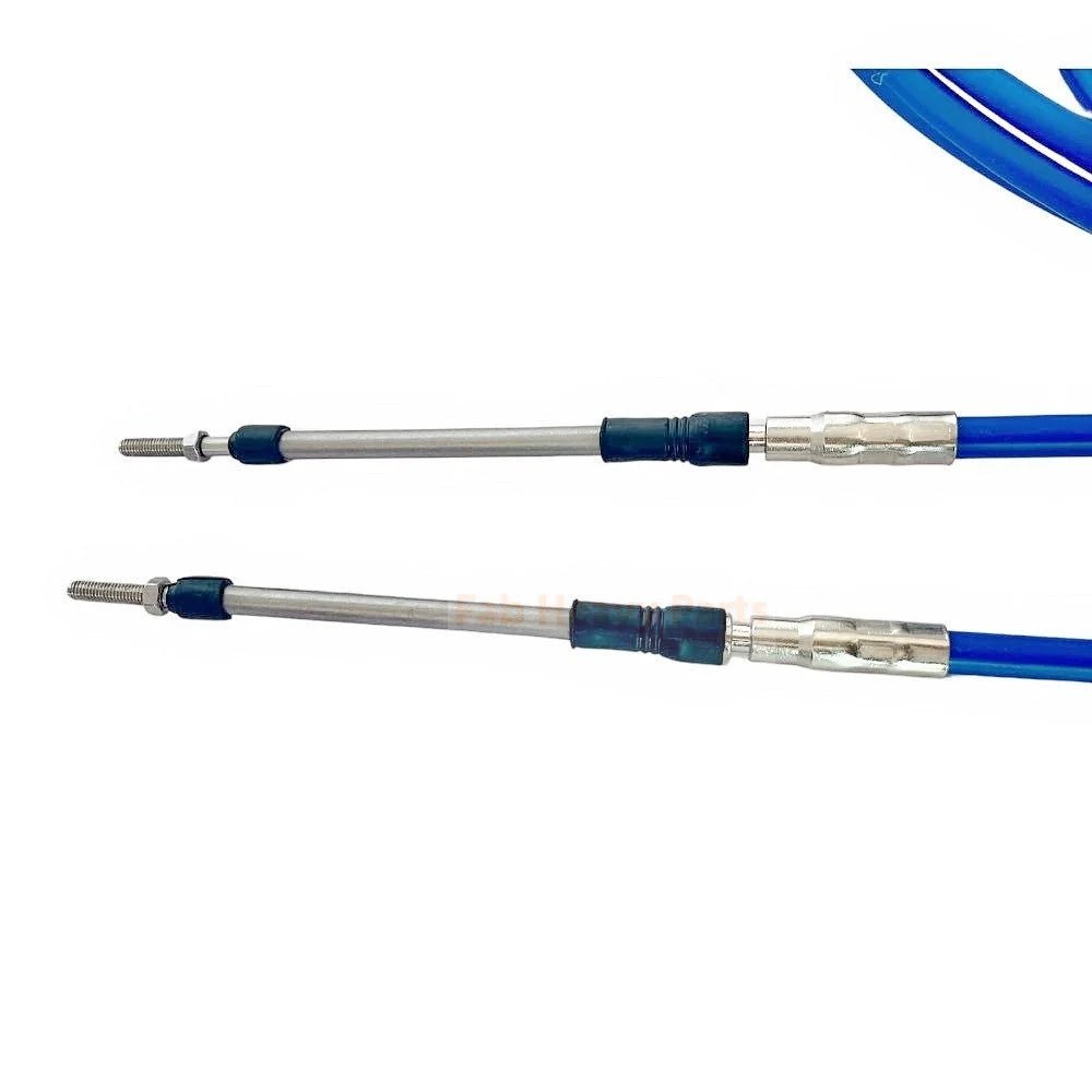 2PCS 21FT 3300/33C Universal Throttle Cable Fits for Yamaha Marine Boat Control - Fab Heavy Parts
