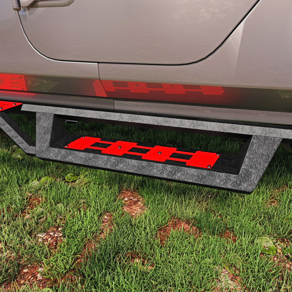 2PCS 6 Running Boards For 2020 - 2025 Jeep Gladiator JT 4 Door Side Steps - Fab Heavy Parts