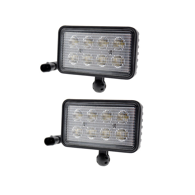2 PCS Floodlamp RE154900 Fits for John Deere Engine 6081 6076 Tractor 8110 8210 8310 8410 8100 8200 8300 8400