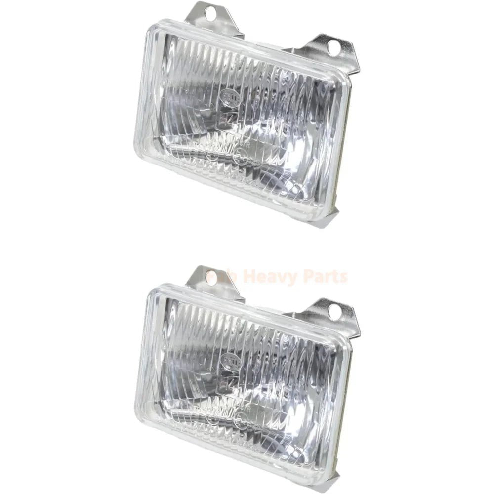 2Pcs LH Headlight AL152330 Fits for John Deere 4045 6068 Engine 1654 2054 5620 6330 6430 6515 6630 6830 - Fab Heavy Parts