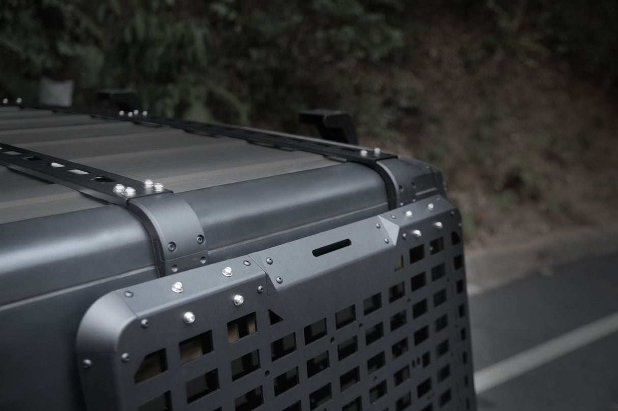 2PCS Rear Window Storage Panel Cargo Shelf Fits for Jeep Wrangler 2007 - 2018 JK 4 Doors Tactical Storage System Multifunctional Flank Kit - Fab Heavy Parts